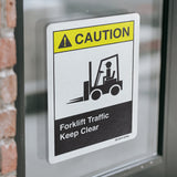Forklift Traffic Keep Clear