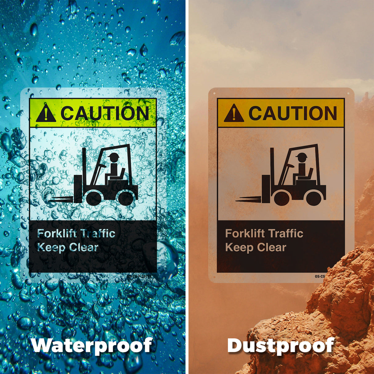 Forklift Traffic Keep Clear