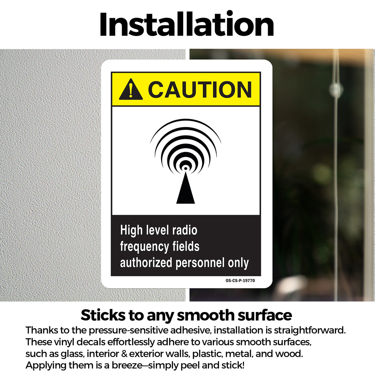 High Level Radio Frequency Fields Authorized Personnel Only