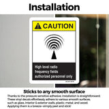 High Level Radio Frequency Fields Authorized Personnel Only