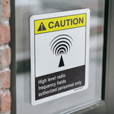 High Level Radio Frequency Fields Authorized Personnel Only
