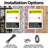 Laser Radiation Do Not Stare Into Beam Class 2 Laser