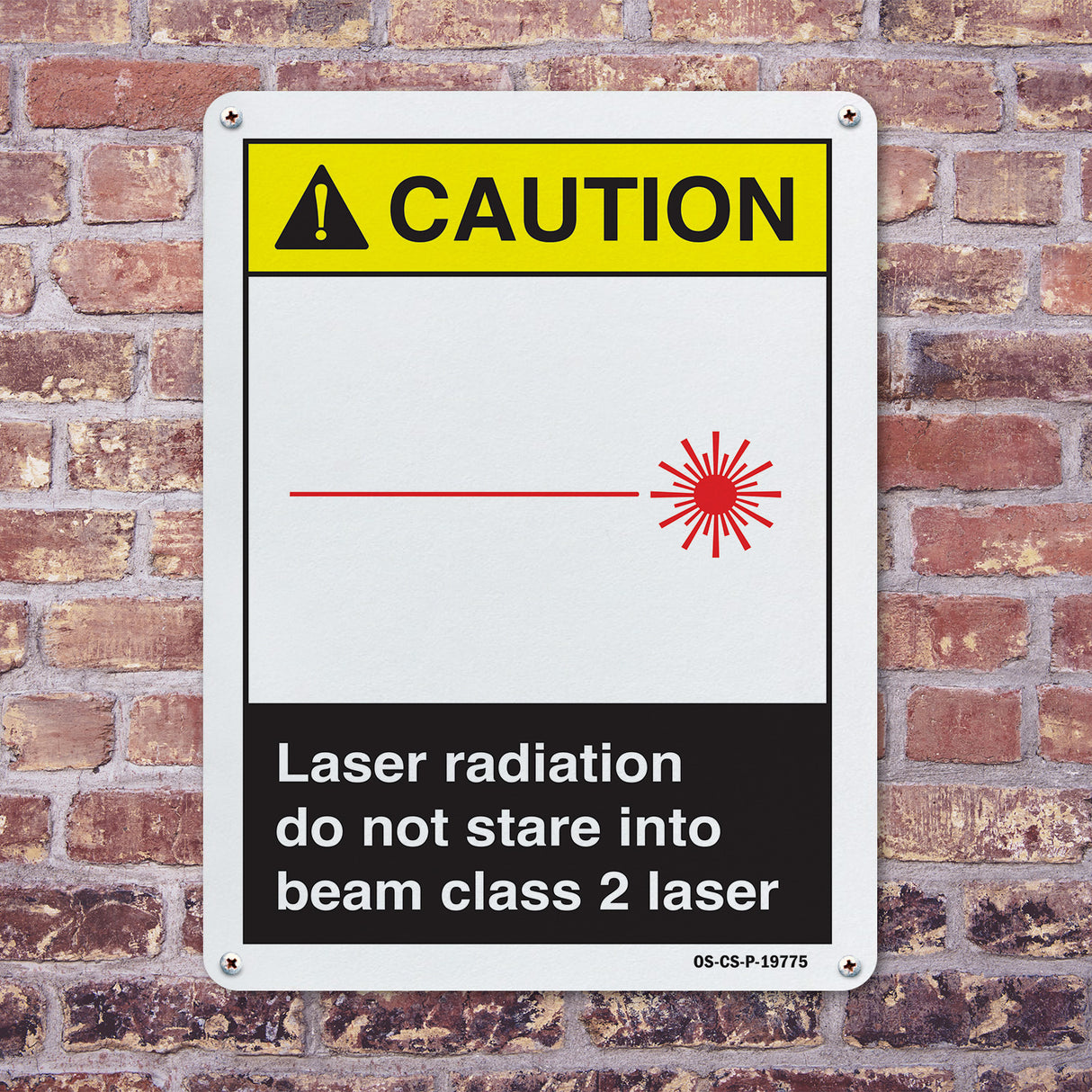 Laser Radiation Do Not Stare Into Beam Class 2 Laser