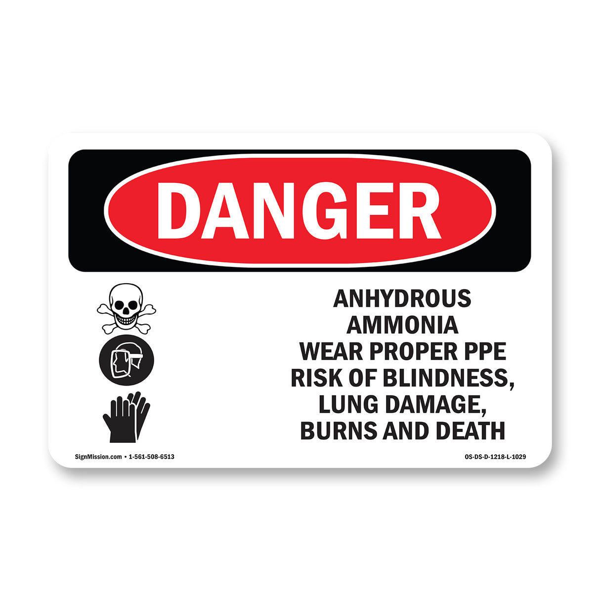 Anhydrous Ammonia Wear Proper PPE