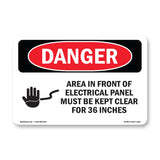 Electrical Panel Keep Clear