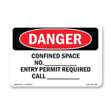 Confined Space Permit Required