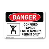 Confined Space Enter Tank By Permit Only