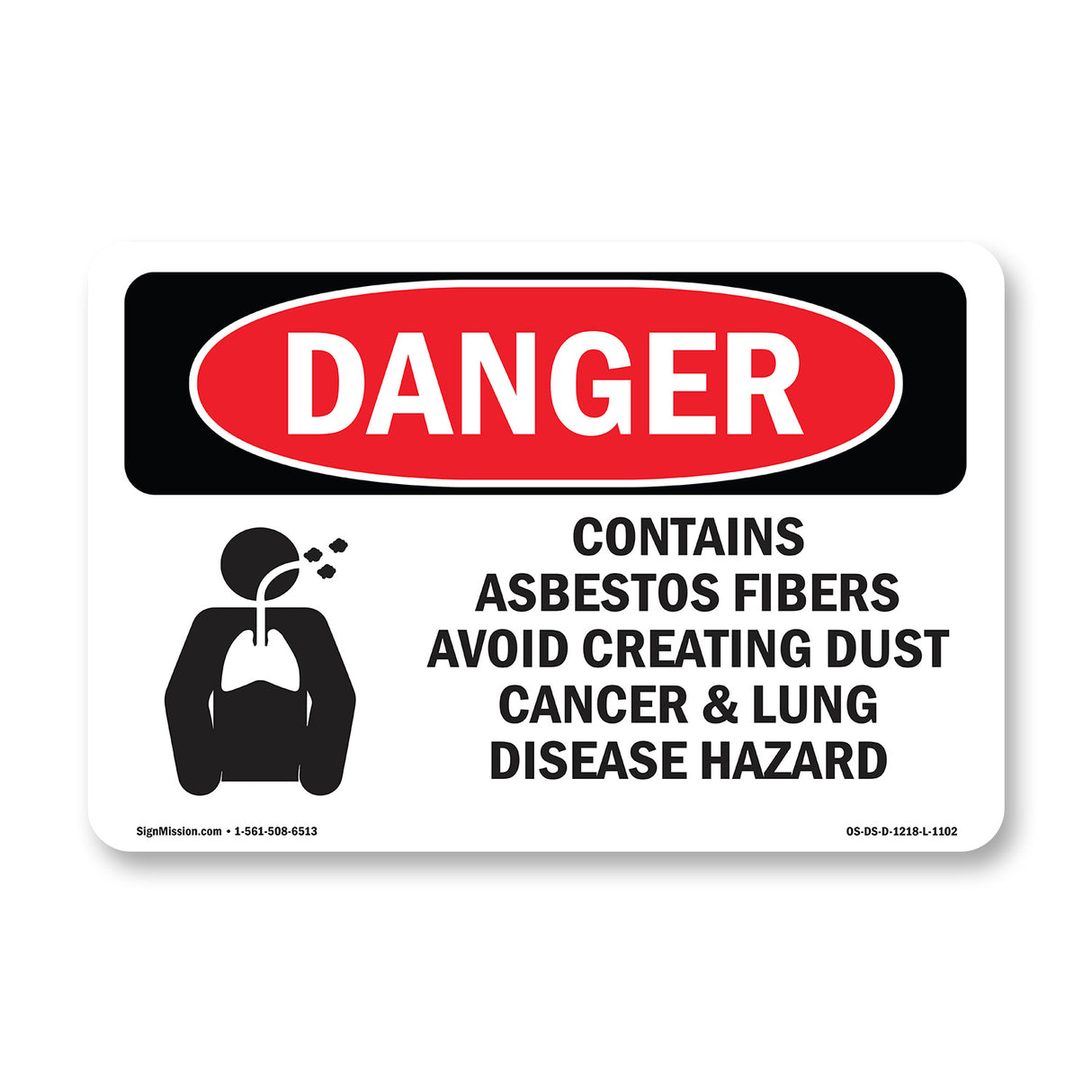 Contains Asbestos Fibers