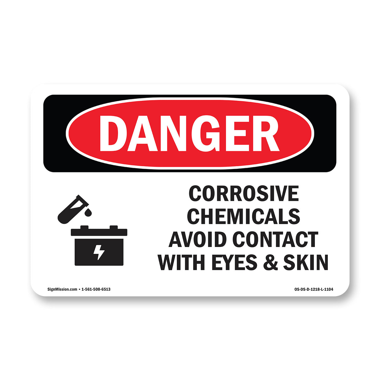 Corrosive Chemicals Avoid Contact