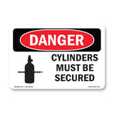 Cylinders Must Be Secured