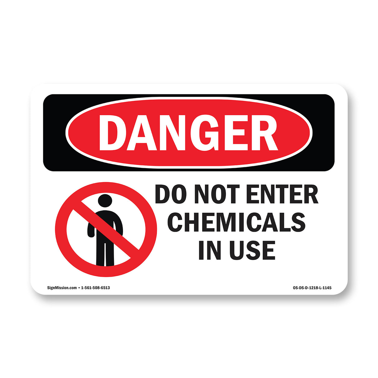Do Not Enter Chemicals In Use