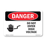 Do Not Enter High Voltage