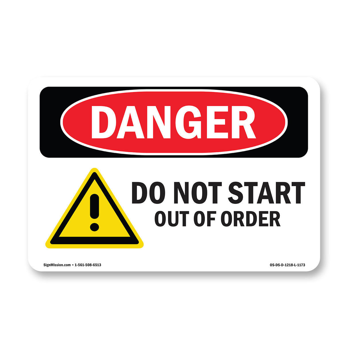 Do Not Start Out Of Order