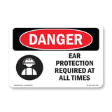 Ear Protection Required At All Times