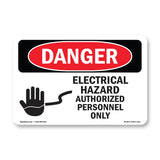 Electrical Hazard Authorized Personnel Only