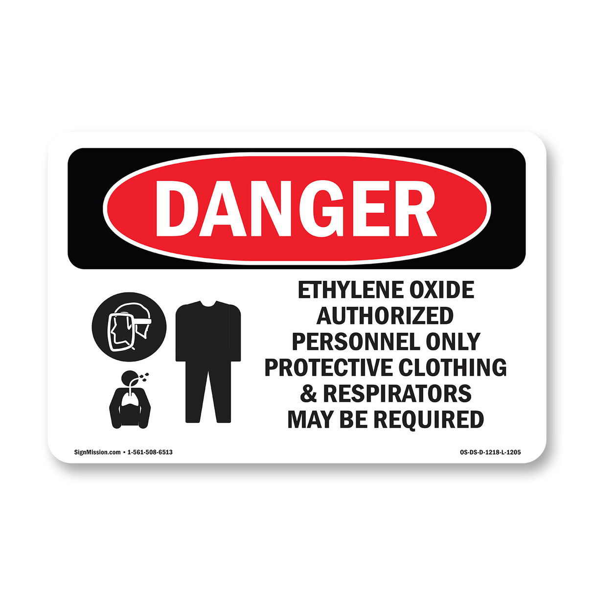 Ethylene Oxide Authorized Personnel Only