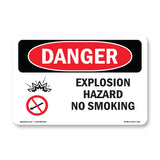 Explosion Hazard No Smoking