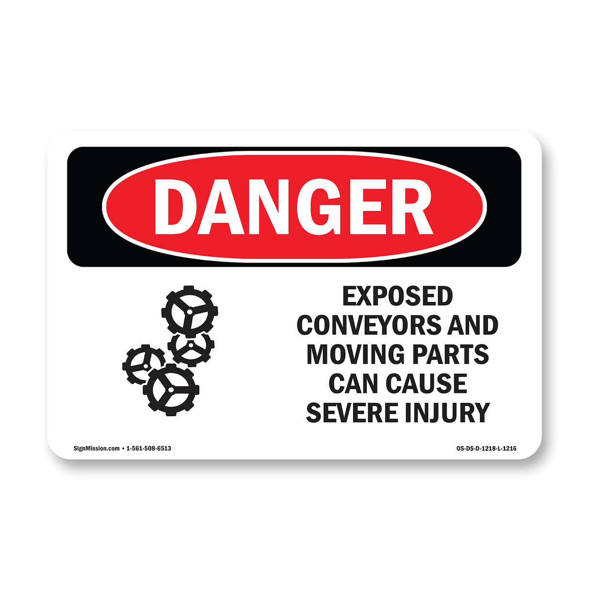 Exposed Conveyors And Moving Parts