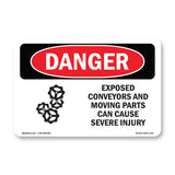 Exposed Conveyors And Moving Parts