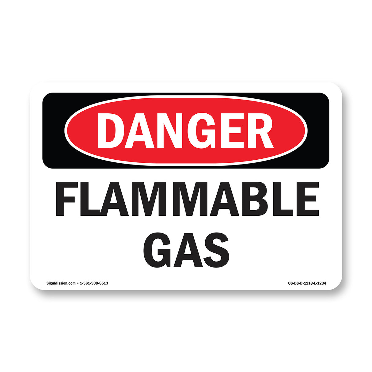 Portrait Flammable Gas