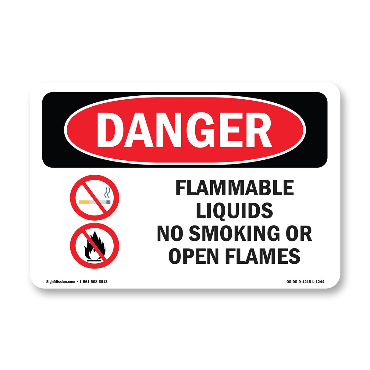 Flammable Liquids No Smoking Or Open Flames