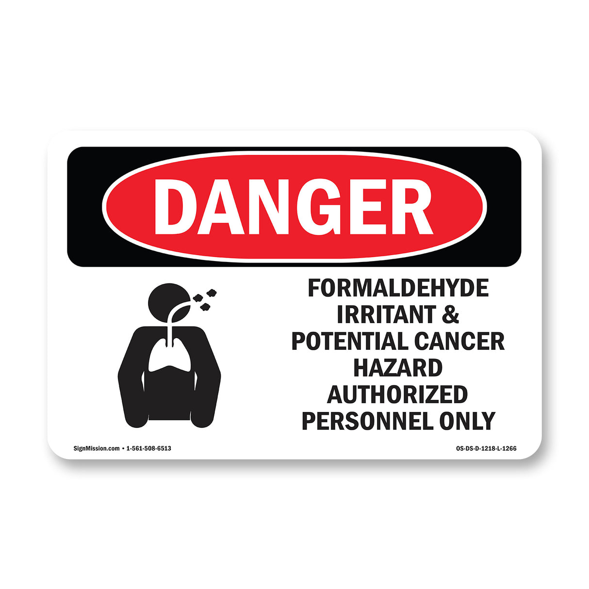 Formaldehyde Irritant Hazard