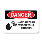 Hand Hazard Watch Your Fingers