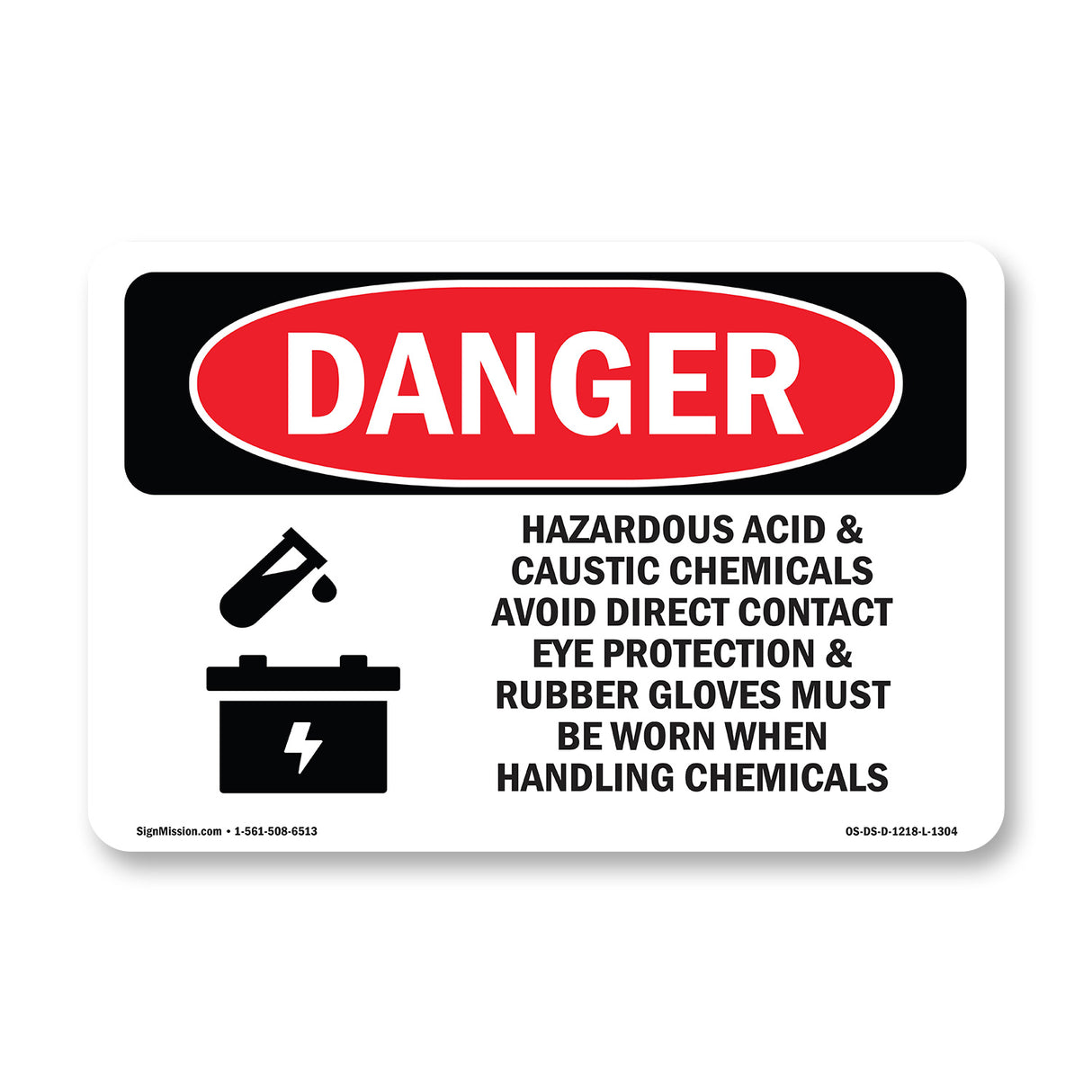 Acid Caustic Eye Rubber Gloves Chemicals