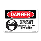 Hazardous Chemicals Eye Protection Required