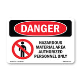 Hazardous Material Area Authorized Personnel