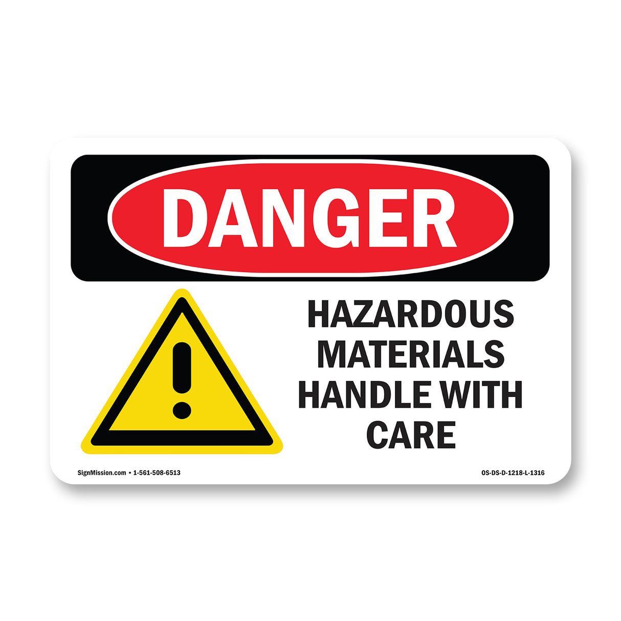 Hazardous Materials Handle With Care
