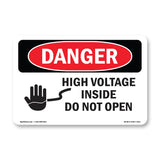 High Voltage Inside Do Not Open