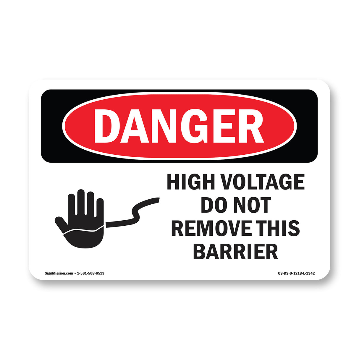High Voltage Do Not Remove This Barrier