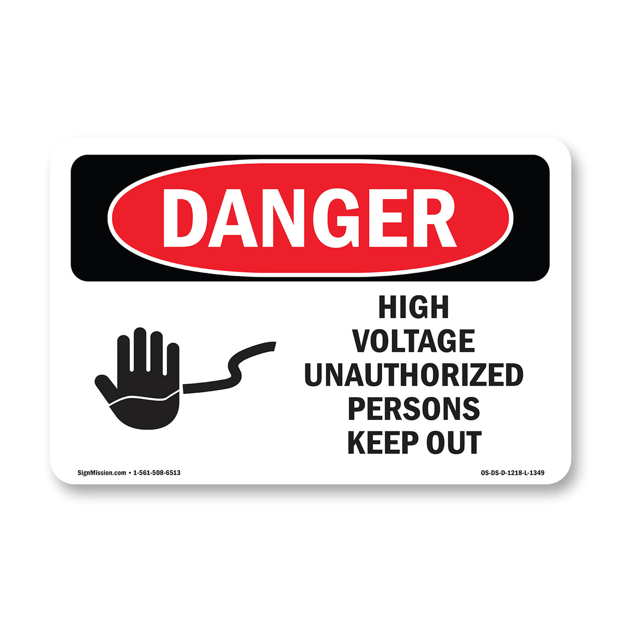 High Voltage Unauthorized Persons Keep Out