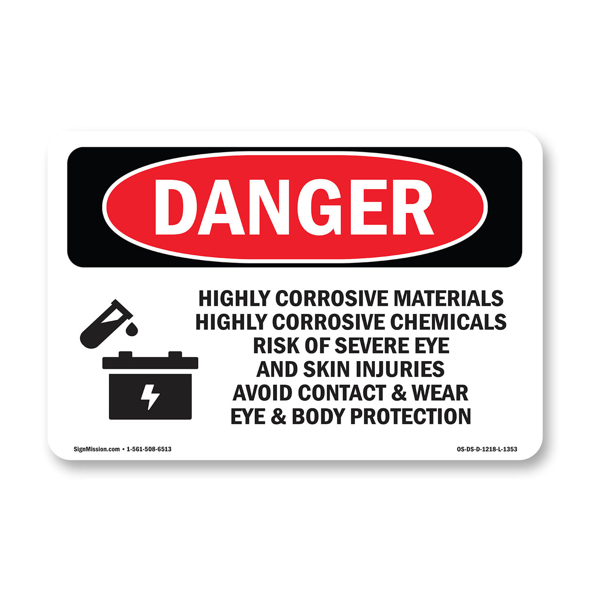 Highly Corrosive Materials Chemicals