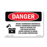 Highly Corrosive Materials Chemicals