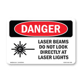 Laser Beams Look Directly Lights