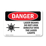 Laser Beams Look Directly Lights