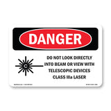 Do Not Look Directly Into Class IIIb Laser