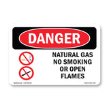 Natural Gas No Smoking Or Open Flames