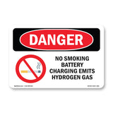 No Smoking Battery Charging Area
