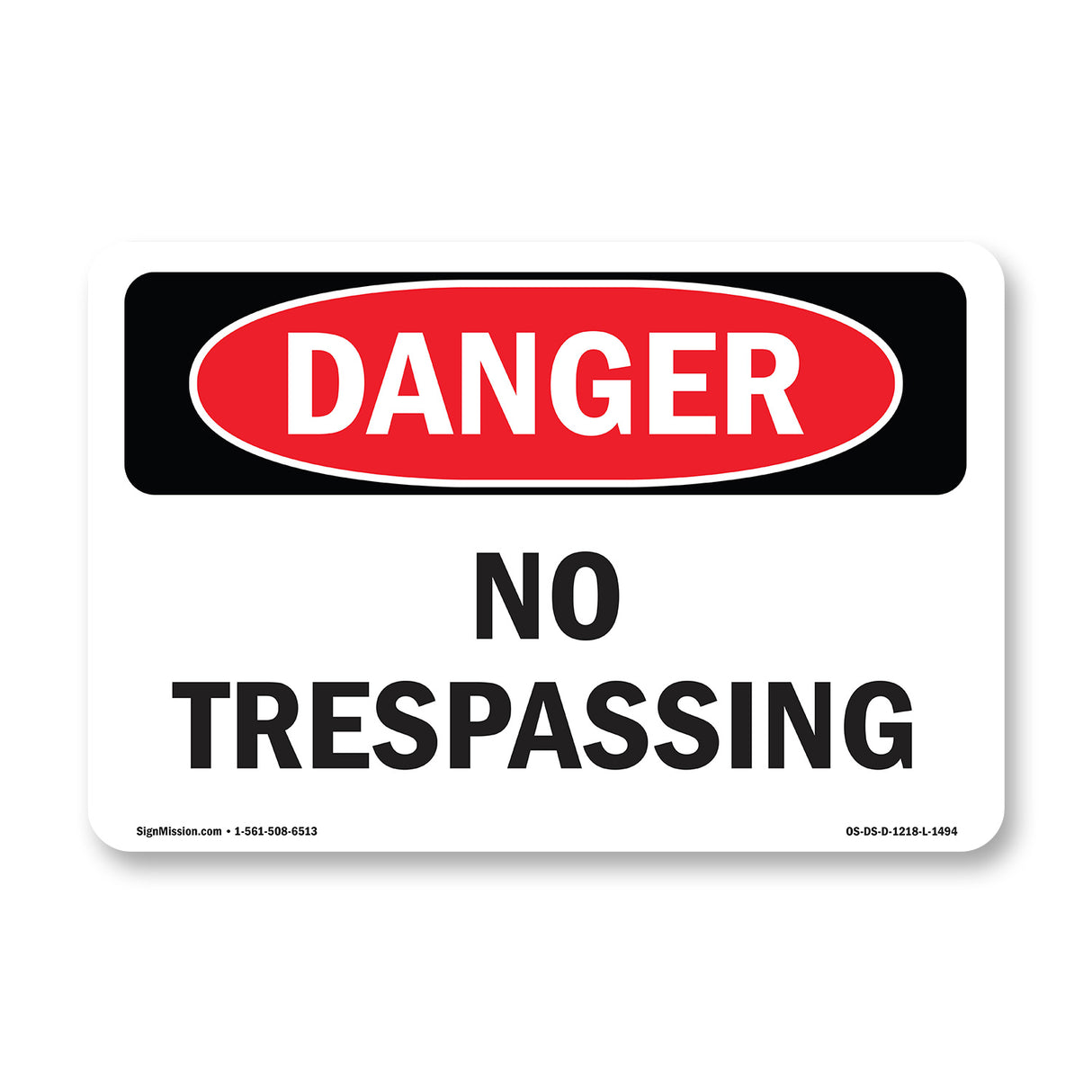 Portrait No Trespassing