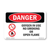 Oxygen In Use No Smoking Or Open Flame