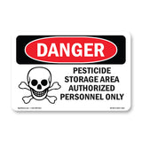 Pesticide Storage Area Spanish