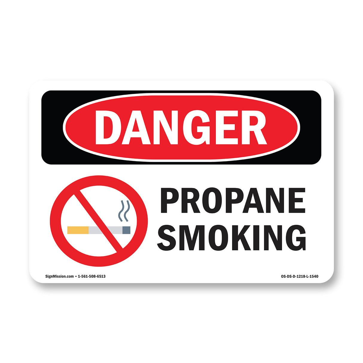 Propane No Smoking
