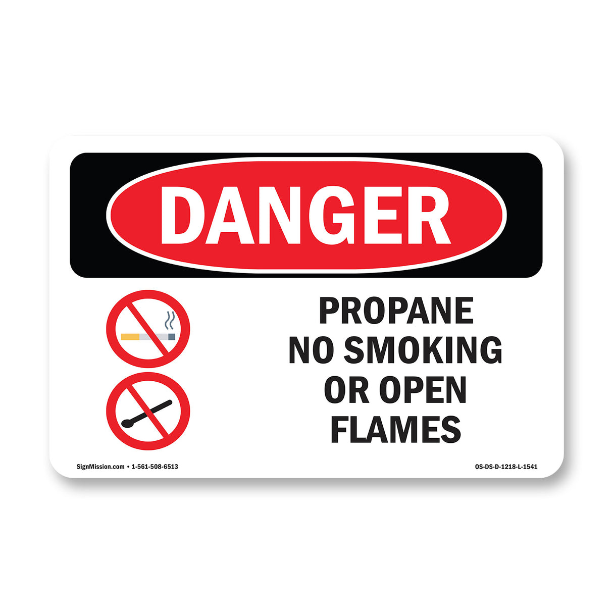 Propane No Smoking Or Open Flames