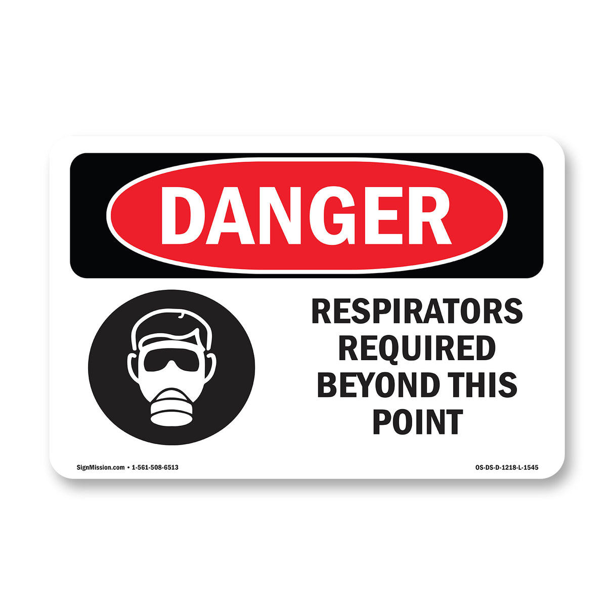 Respirators Required Beyond This Point