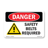 Safety Belts Required