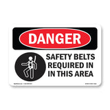 Safety Belts Required In This Area Symbol