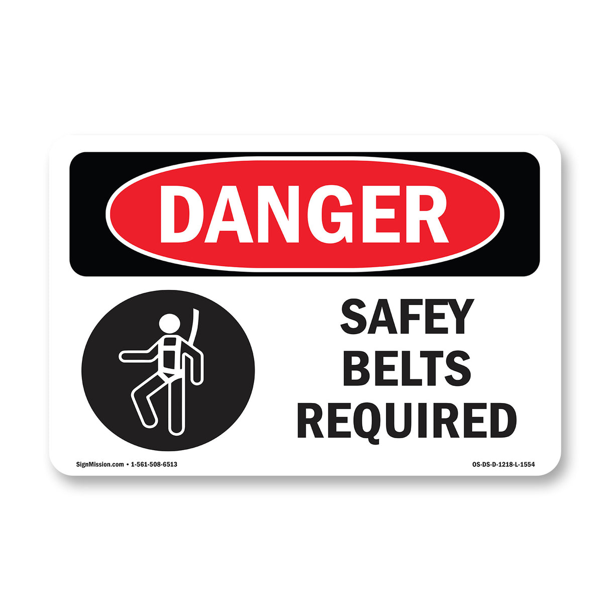 Safety Belts Required